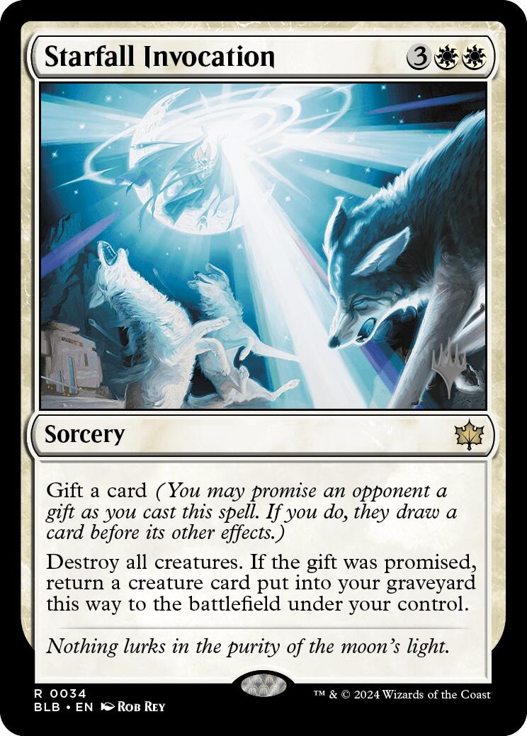 Starfall Invocation (Promo Pack) [Bloomburrow Promos] - Magic: The Gathering - Card Brawlers | Quebec | Canada |