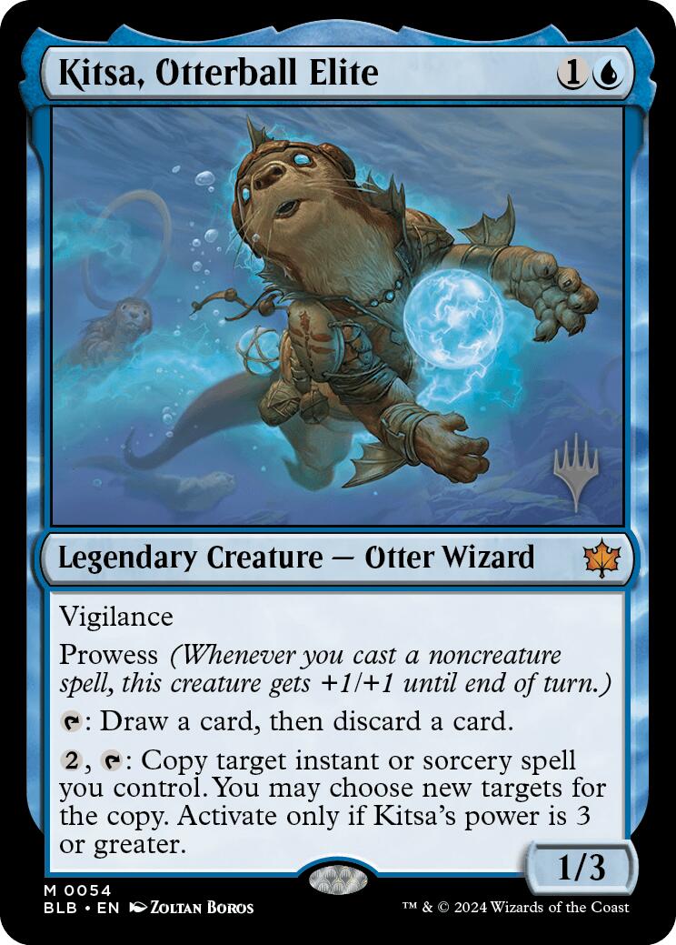 Kitsa, Otterball Elite (Promo Pack) [Bloomburrow Promos] - Magic: The Gathering - Card Brawlers | Quebec | Canada |