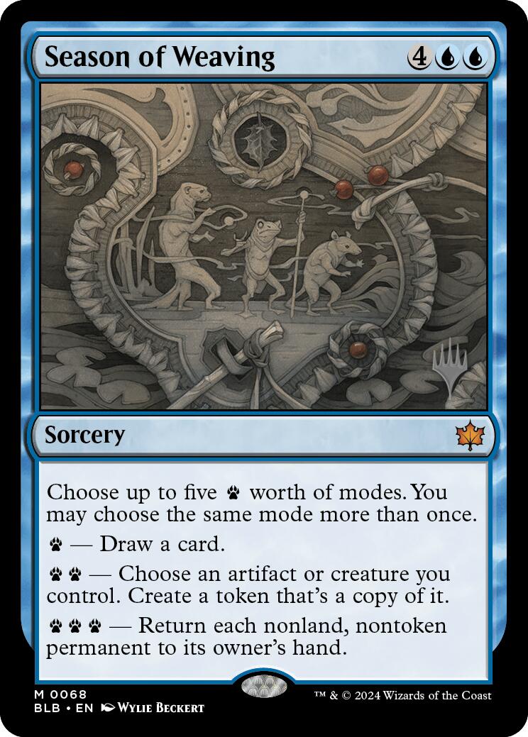 Season of Weaving (Promo Pack) [Bloomburrow Promos] - Magic: The Gathering - Card Brawlers | Quebec | Canada |