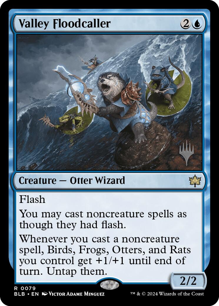 Valley Floodcaller (Promo Pack) [Bloomburrow Promos] - Magic: The Gathering - Card Brawlers | Quebec | Canada |