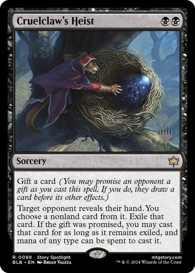 Cruelclaw's Heist (Promo Pack) [Bloomburrow Promos] - Magic: The Gathering - Card Brawlers | Quebec | Canada |