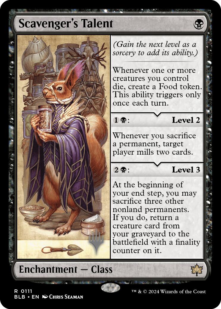 Scavenger's Talent (Promo Pack) [Bloomburrow Promos] - Magic: The Gathering - Card Brawlers | Quebec | Canada |