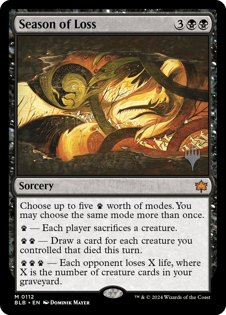 Season of Loss (Promo Pack) [Bloomburrow Promos] - Magic: The Gathering - Card Brawlers | Quebec | Canada |