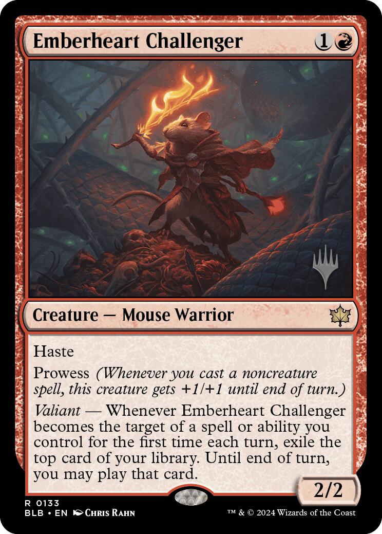 Emberheart Challenger (Promo Pack) [Bloomburrow Promos] - Magic: The Gathering - Card Brawlers | Quebec | Canada |