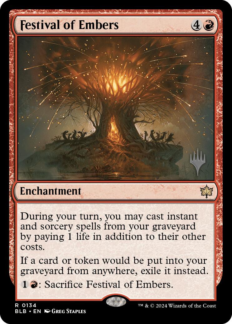 Festival of Embers (Promo Pack) [Bloomburrow Promos] - Magic: The Gathering - Card Brawlers | Quebec | Canada |