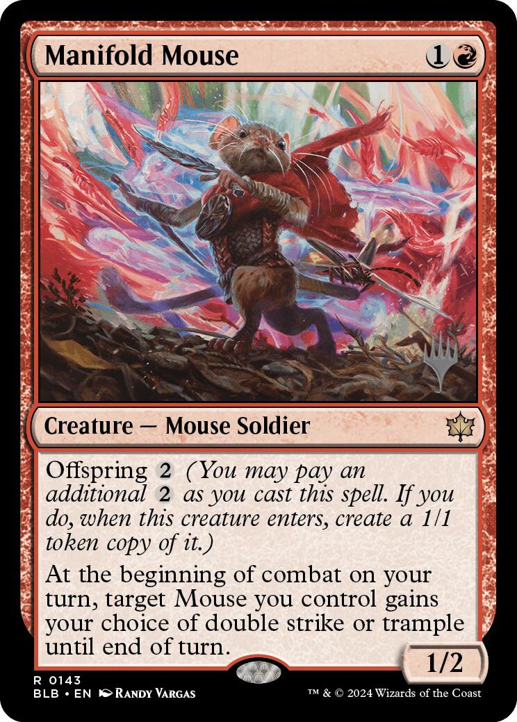 Manifold Mouse (Promo Pack) [Bloomburrow Promos] - Magic: The Gathering - Card Brawlers | Quebec | Canada |