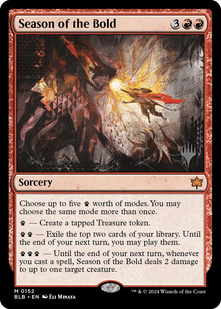 Season of the Bold (Promo Pack) [Bloomburrow Promos] - Magic: The Gathering - Card Brawlers | Quebec | Canada |