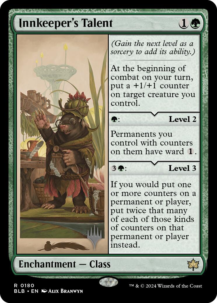 Innkeeper's Talent (Promo Pack) [Bloomburrow Promos] - Magic: The Gathering - Card Brawlers | Quebec | Canada |