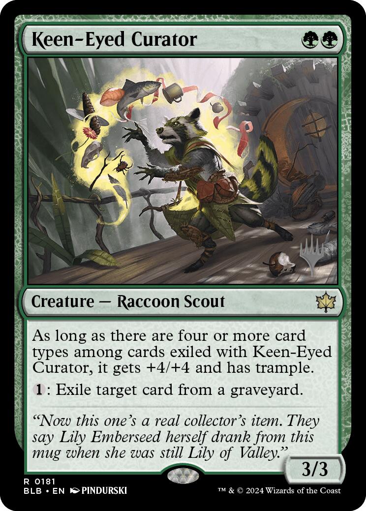 Keen-Eyed Curator (Promo Pack) [Bloomburrow Promos] - Magic: The Gathering - Card Brawlers | Quebec | Canada |
