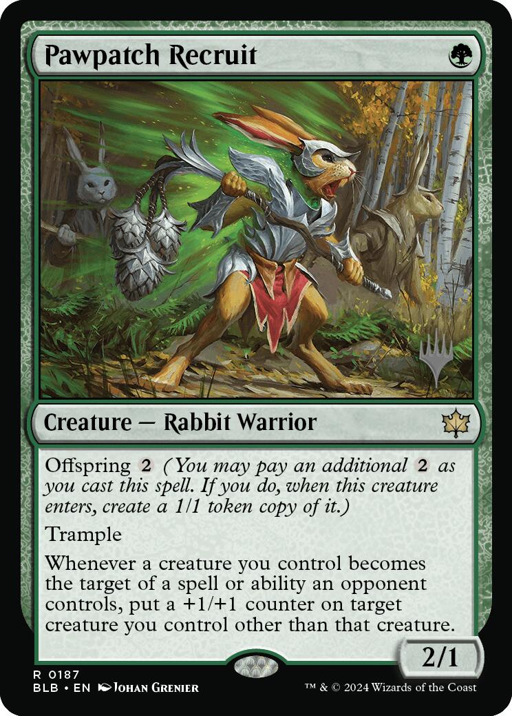 Pawpatch Recruit (Promo Pack) [Bloomburrow Promos] - Magic: The Gathering - Card Brawlers | Quebec | Canada |