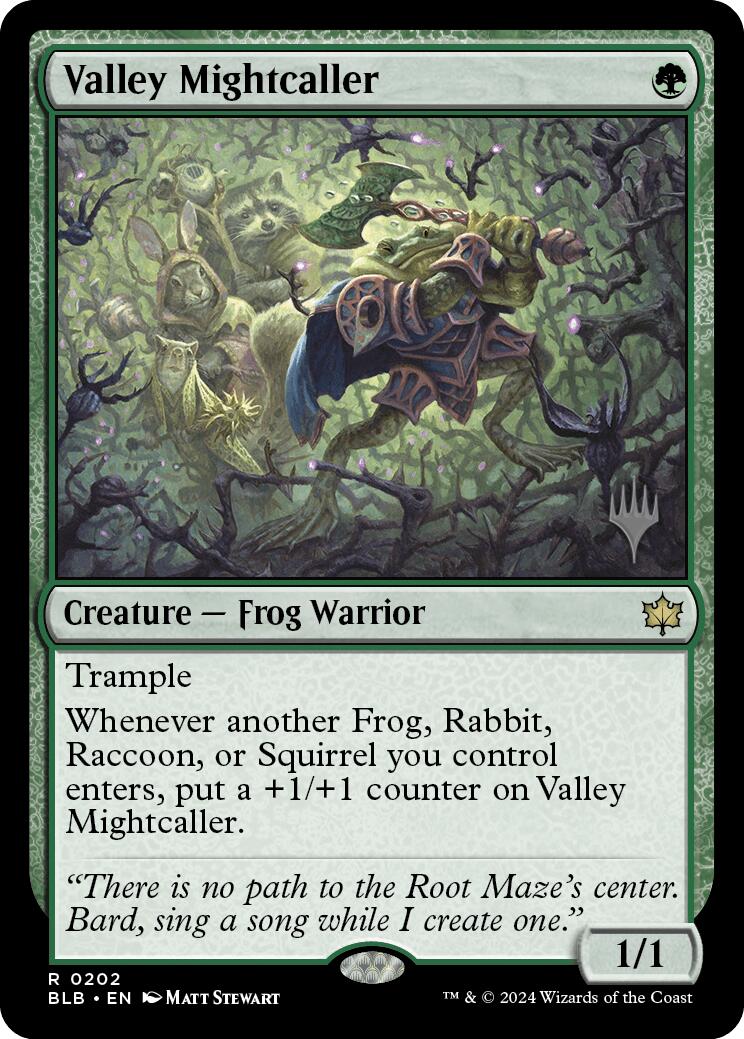 Valley Mightcaller (Promo Pack) [Bloomburrow Promos] - Magic: The Gathering - Card Brawlers | Quebec | Canada |