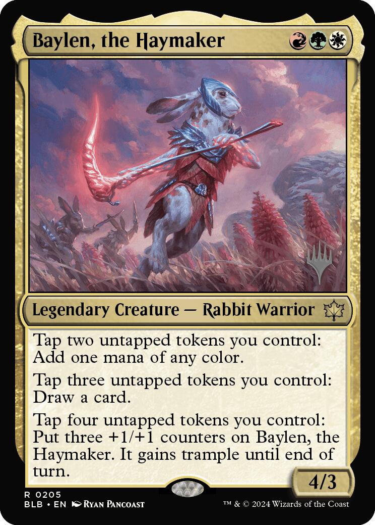 Baylen, the Haymaker (Promo Pack) [Bloomburrow Promos] - Magic: The Gathering - Card Brawlers | Quebec | Canada |