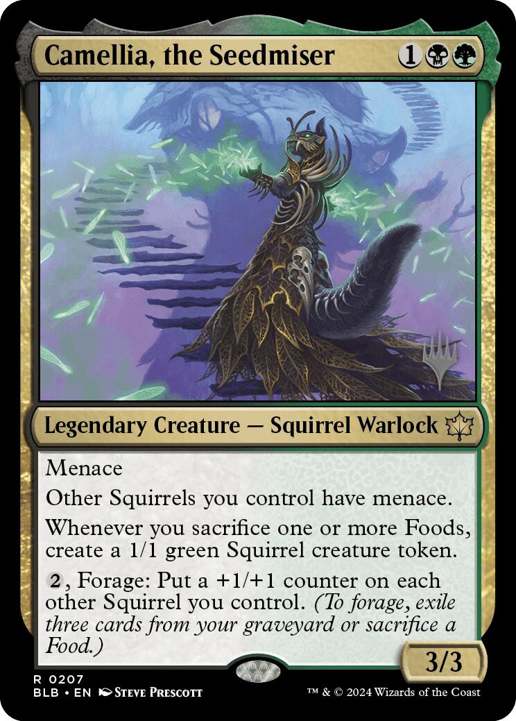 Camellia, the Seedmiser (Promo Pack) [Bloomburrow Promos] - Magic: The Gathering - Card Brawlers | Quebec | Canada |