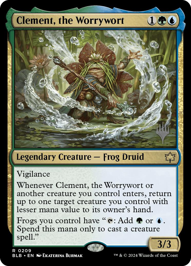 Clement, the Worrywort (Promo Pack) [Bloomburrow Promos] - Magic: The Gathering - Card Brawlers | Quebec | Canada |