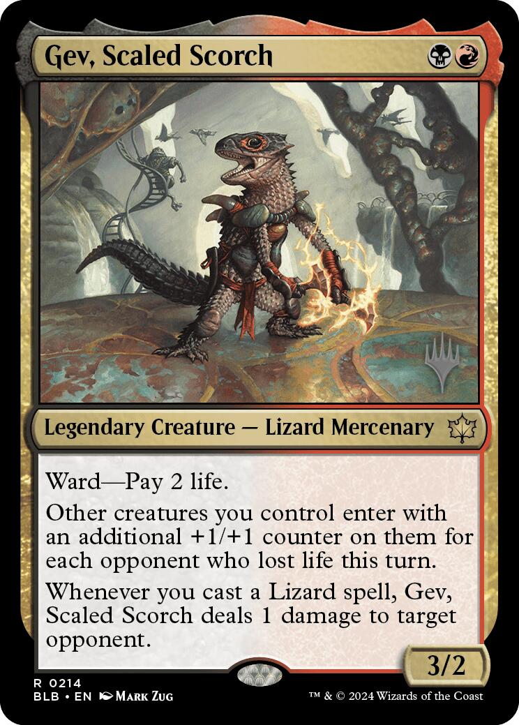 Gev, Scaled Scorch (Promo Pack) [Bloomburrow Promos] - Magic: The Gathering - Card Brawlers | Quebec | Canada |