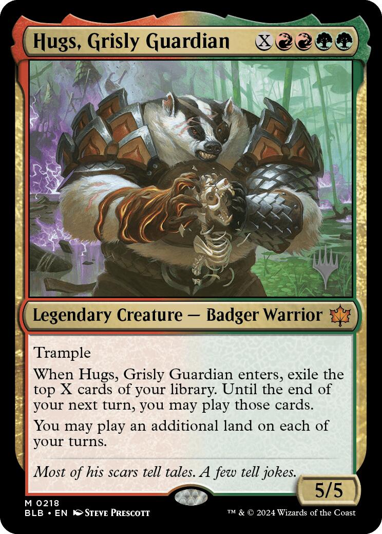 Hugs, Grisly Guardian (Promo Pack) [Bloomburrow Promos] - Magic: The Gathering - Card Brawlers | Quebec | Canada |