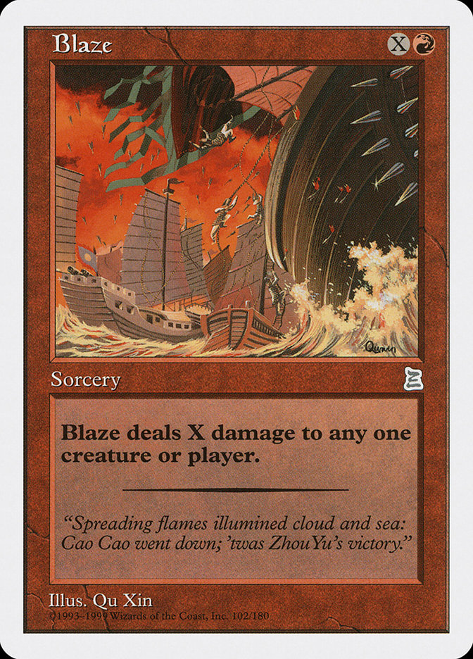 Blaze [Portal Three Kingdoms] - Magic: The Gathering - Card Brawlers | Quebec | Canada |