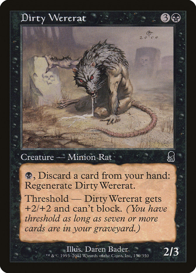 Dirty Wererat [Odyssey] - Magic: The Gathering - Card Brawlers | Quebec | Canada |