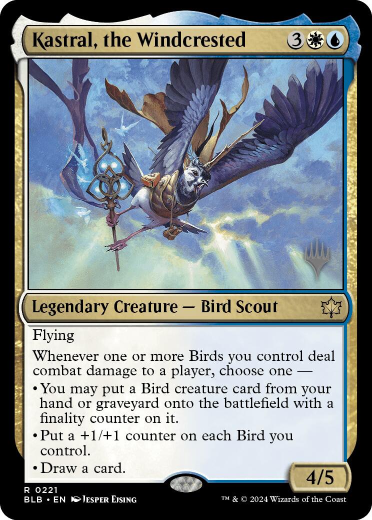 Kastral, the Windcrested (Promo Pack) [Bloomburrow Promos] - Magic: The Gathering - Card Brawlers | Quebec | Canada |