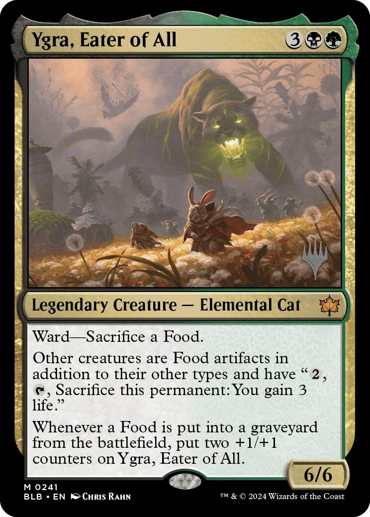 Ygra, Eater of All (Promo Pack) [Bloomburrow Promos] - Magic: The Gathering - Card Brawlers | Quebec | Canada |