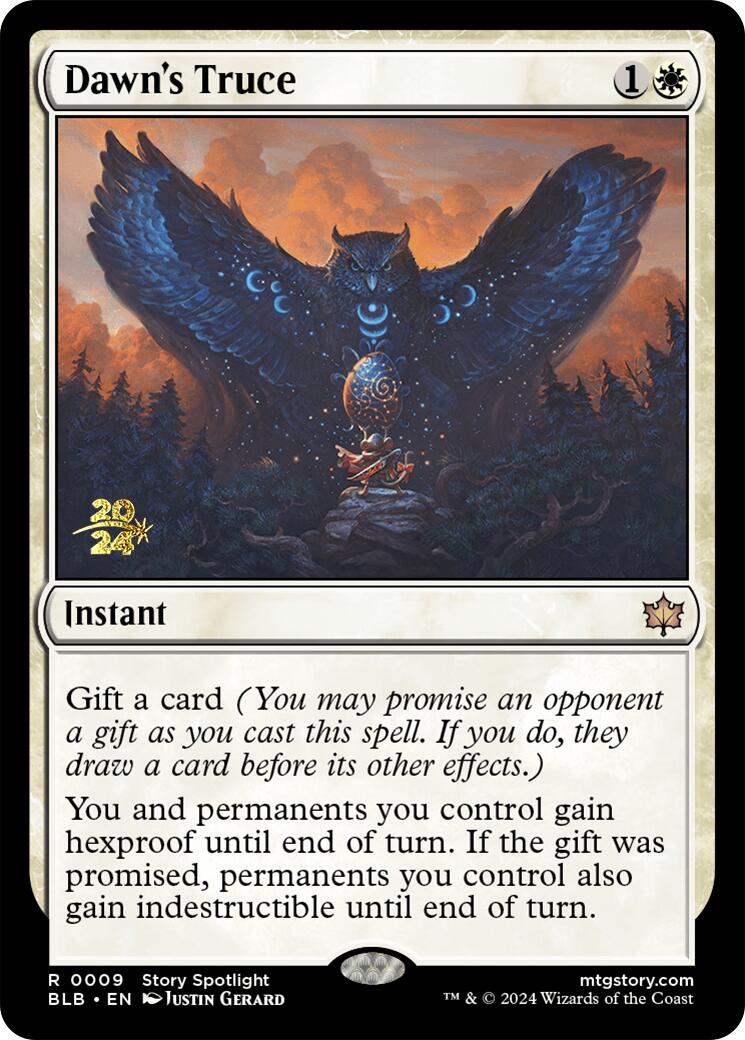 Dawn's Truce [Bloomburrow Prerelease Promos] - Magic: The Gathering - Card Brawlers | Quebec | Canada |