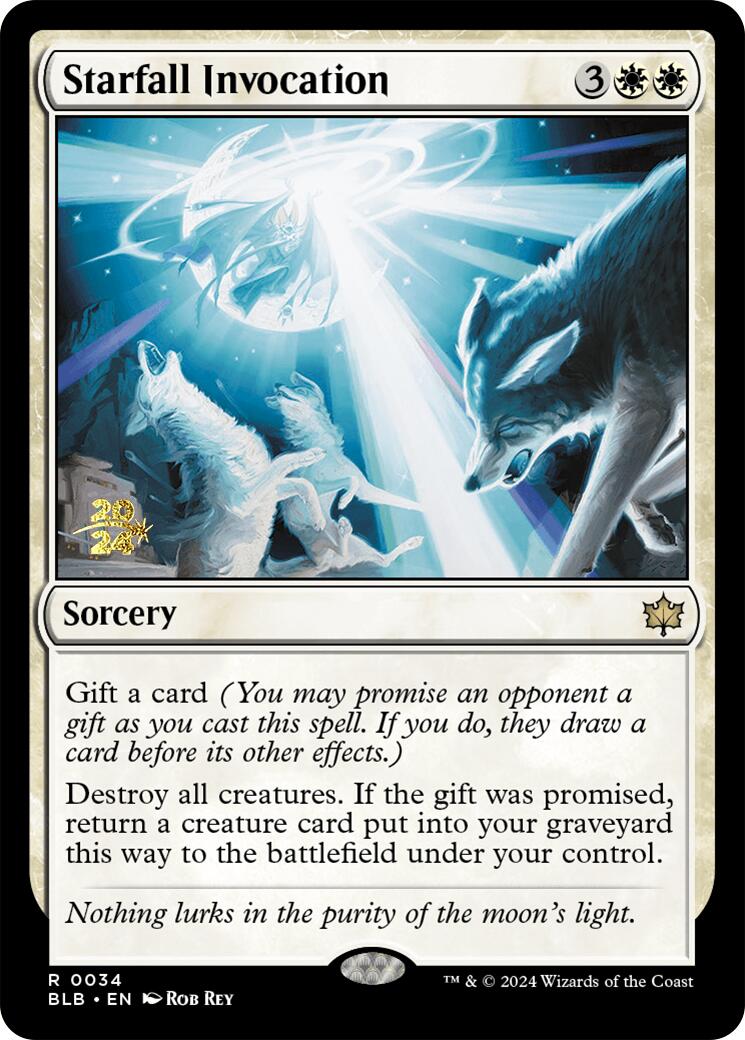 Starfall Invocation [Bloomburrow Prerelease Promos] - Magic: The Gathering - Card Brawlers | Quebec | Canada |