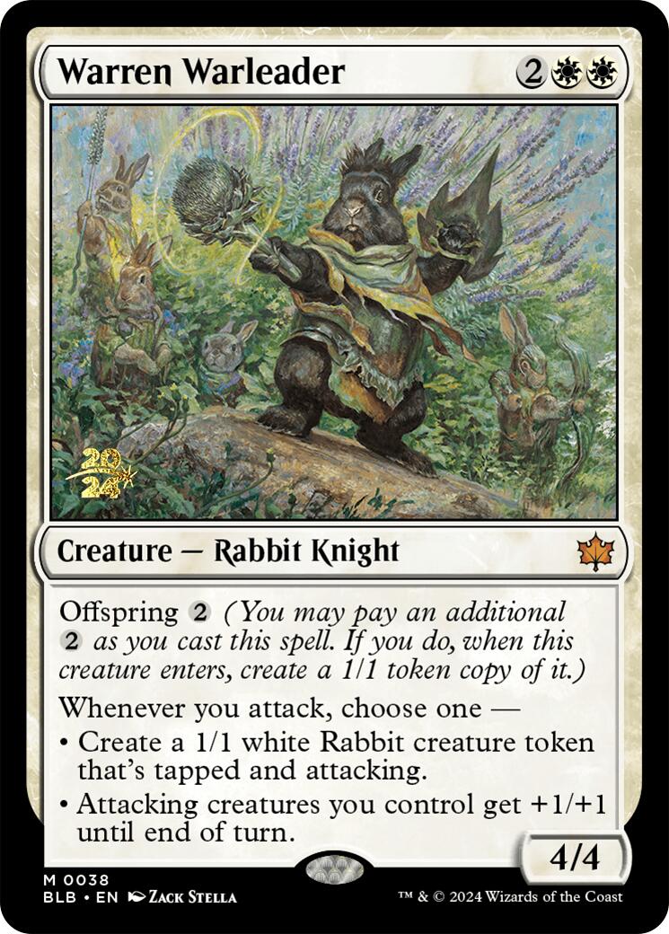 Warren Warleader [Bloomburrow Prerelease Promos] - Magic: The Gathering - Card Brawlers | Quebec | Canada |
