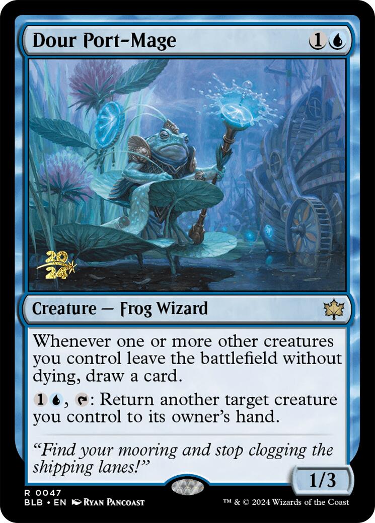 Dour Port-Mage [Bloomburrow Prerelease Promos] - Magic: The Gathering - Card Brawlers | Quebec | Canada |