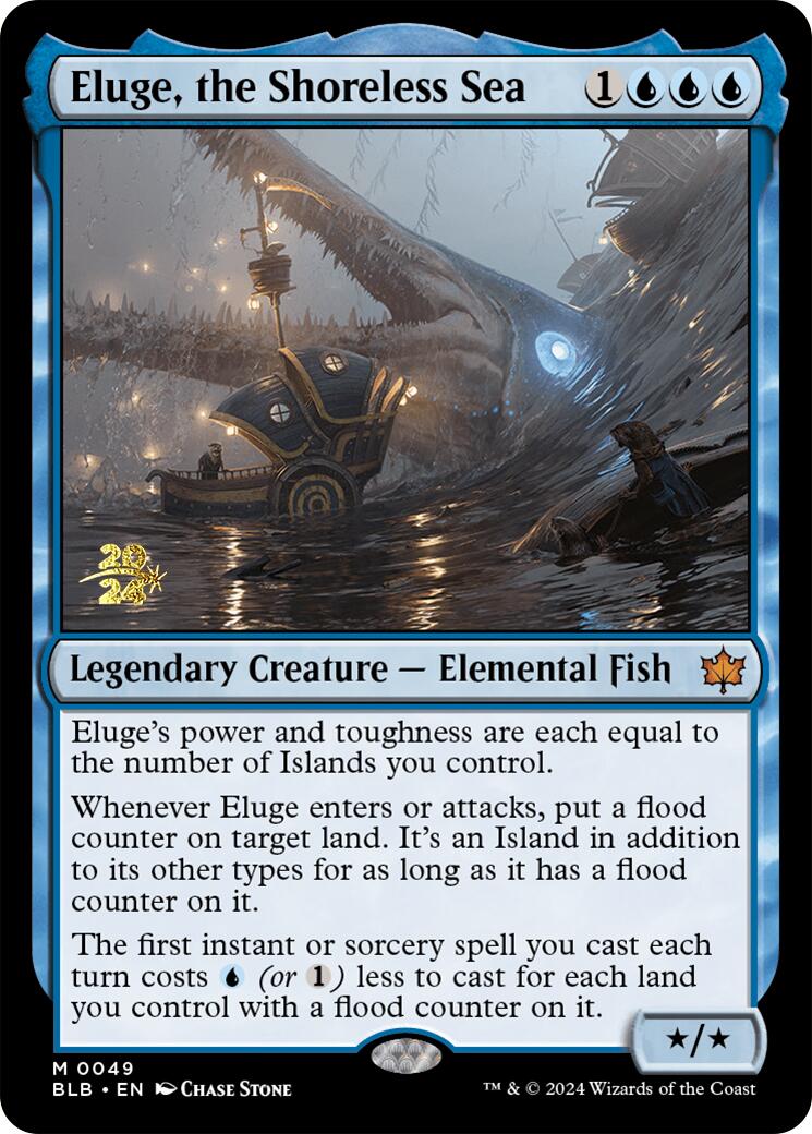 Eluge, the Shoreless Sea [Bloomburrow Prerelease Promos] - Magic: The Gathering - Card Brawlers | Quebec | Canada |