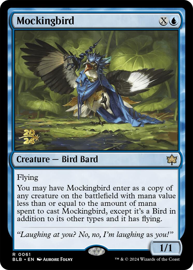 Mockingbird [Bloomburrow Prerelease Promos] - Magic: The Gathering - Card Brawlers | Quebec | Canada |
