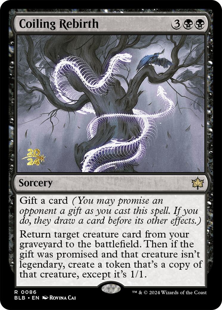 Coiling Rebirth [Bloomburrow Prerelease Promos] - Magic: The Gathering - Card Brawlers | Quebec | Canada |
