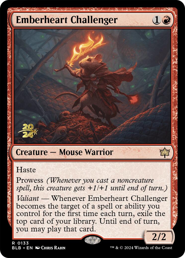 Emberheart Challenger [Bloomburrow Prerelease Promos] - Magic: The Gathering - Card Brawlers | Quebec | Canada |