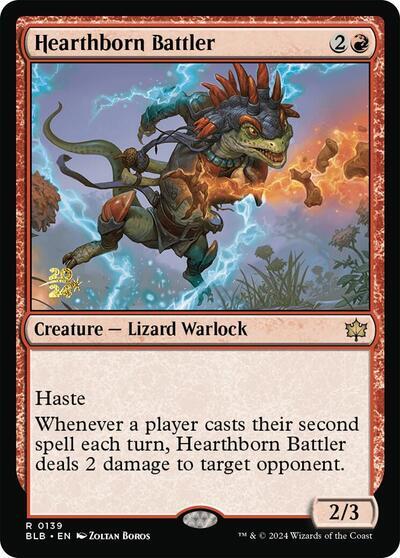 Hearthborn Battler [Bloomburrow Prerelease Promos] - Magic: The Gathering - Card Brawlers | Quebec | Canada |