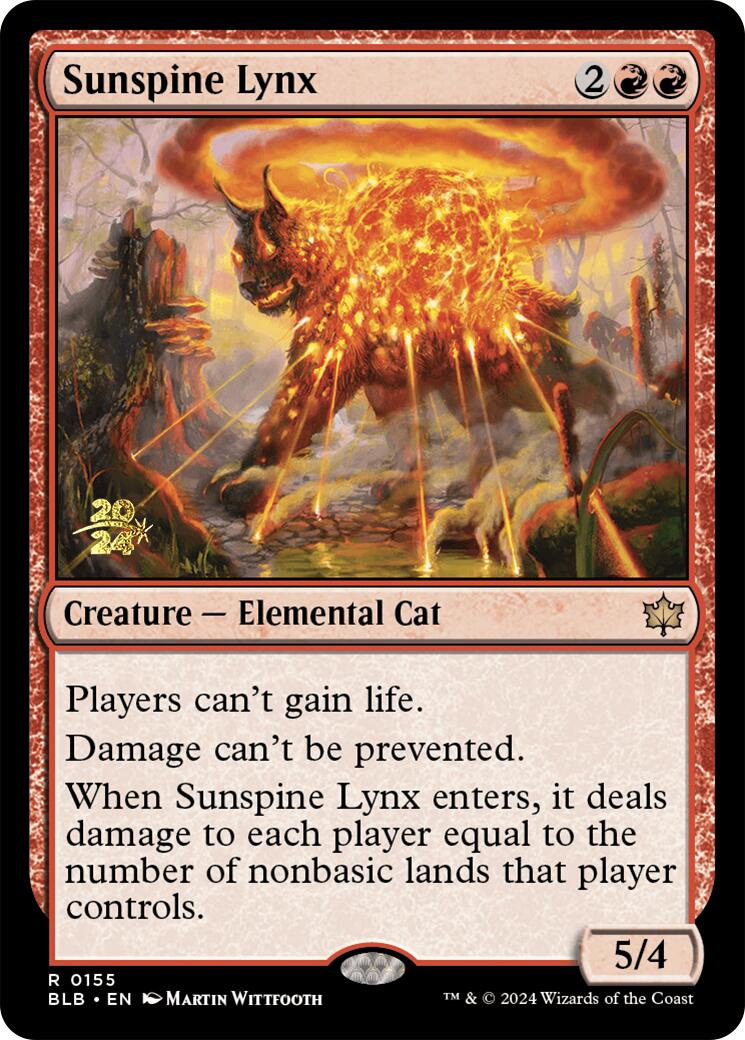 Sunspine Lynx [Bloomburrow Prerelease Promos] - Magic: The Gathering - Card Brawlers | Quebec | Canada |