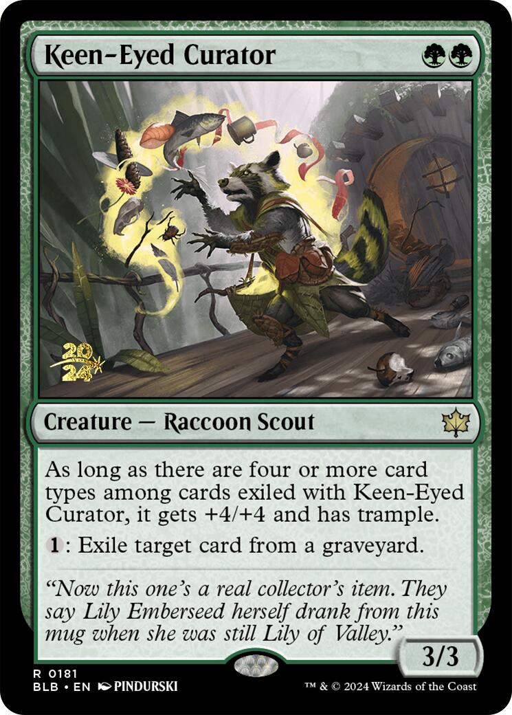 Keen-Eyed Curator [Bloomburrow Prerelease Promos] - Magic: The Gathering - Card Brawlers | Quebec | Canada |