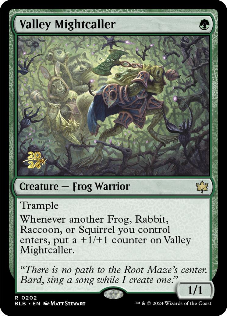 Valley Mightcaller [Bloomburrow Prerelease Promos] - Magic: The Gathering - Card Brawlers | Quebec | Canada |