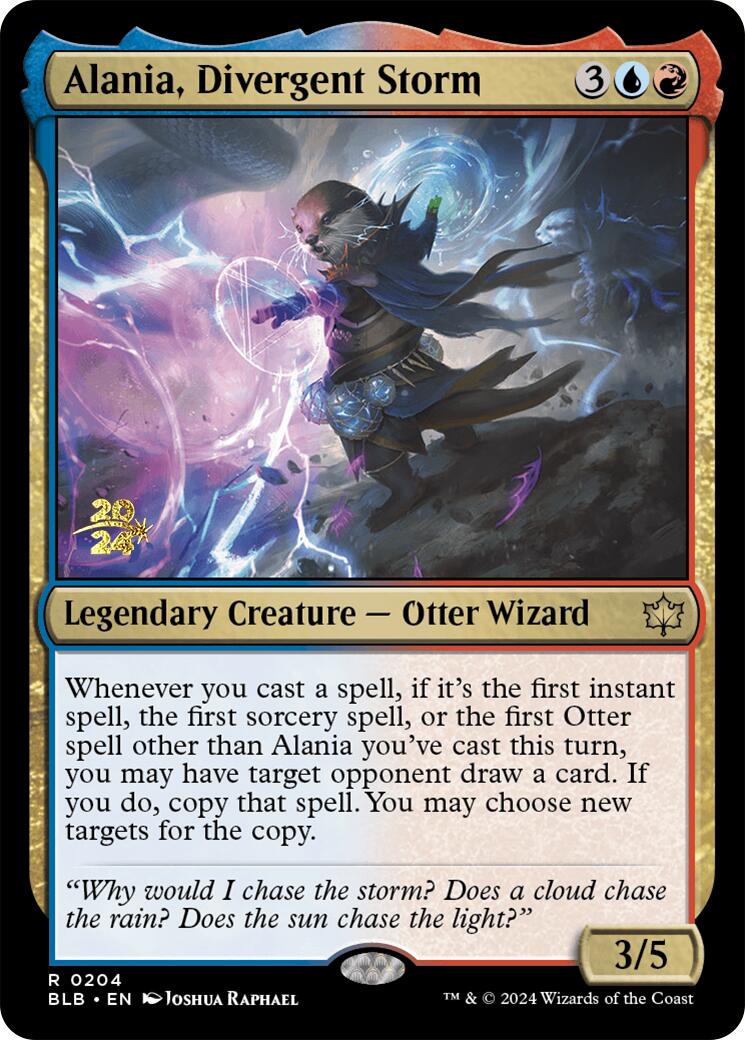 Alania, Divergent Storm [Bloomburrow Prerelease Promos] - Magic: The Gathering - Card Brawlers | Quebec | Canada |