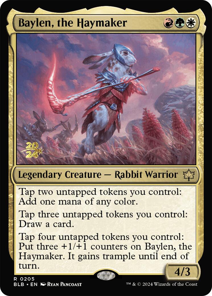 Baylen, the Haymaker [Bloomburrow Prerelease Promos] - Magic: The Gathering - Card Brawlers | Quebec | Canada |
