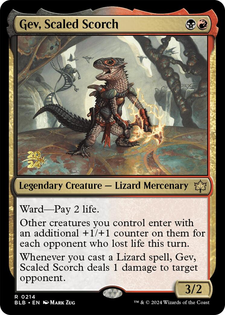 Gev, Scaled Scorch [Bloomburrow Prerelease Promos] - Magic: The Gathering - Card Brawlers | Quebec | Canada |