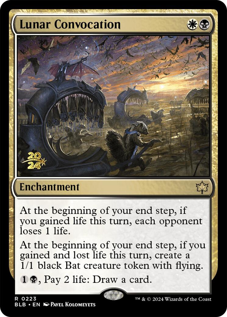 Lunar Convocation [Bloomburrow Prerelease Promos] - Magic: The Gathering - Card Brawlers | Quebec | Canada |
