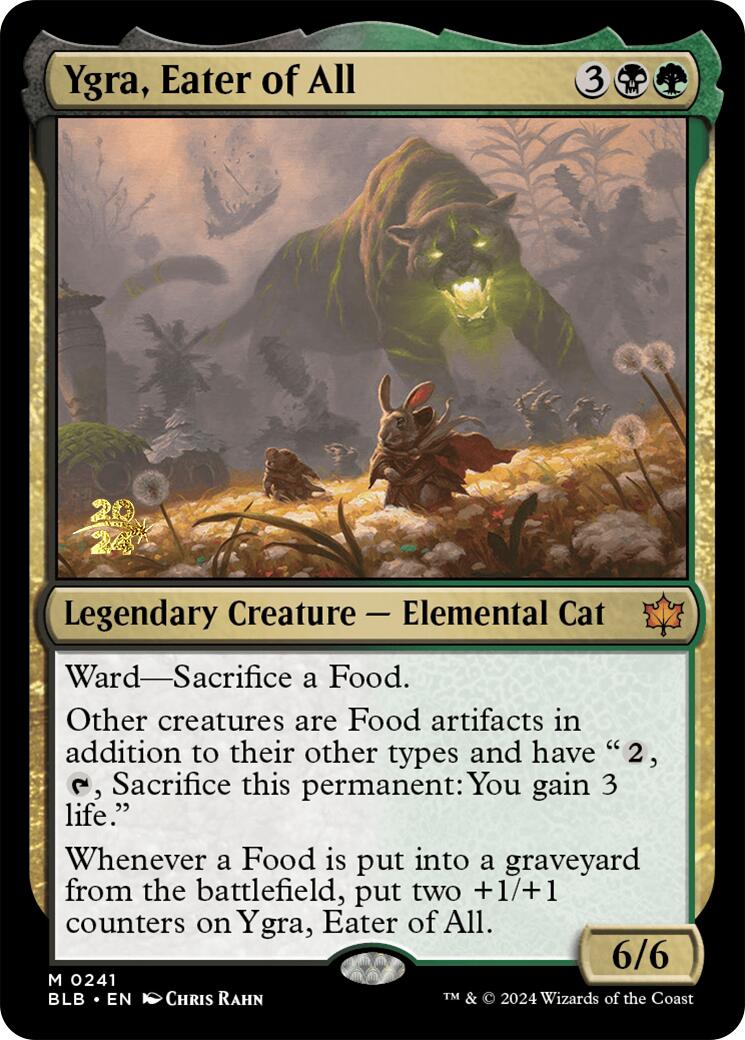 Ygra, Eater of All [Bloomburrow Prerelease Promos] - Magic: The Gathering - Card Brawlers | Quebec | Canada |