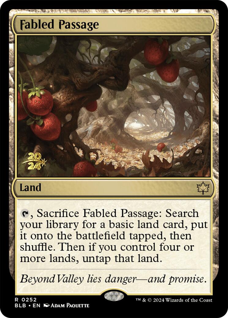 Fabled Passage [Bloomburrow Prerelease Promos] - Magic: The Gathering - Card Brawlers | Quebec | Canada |