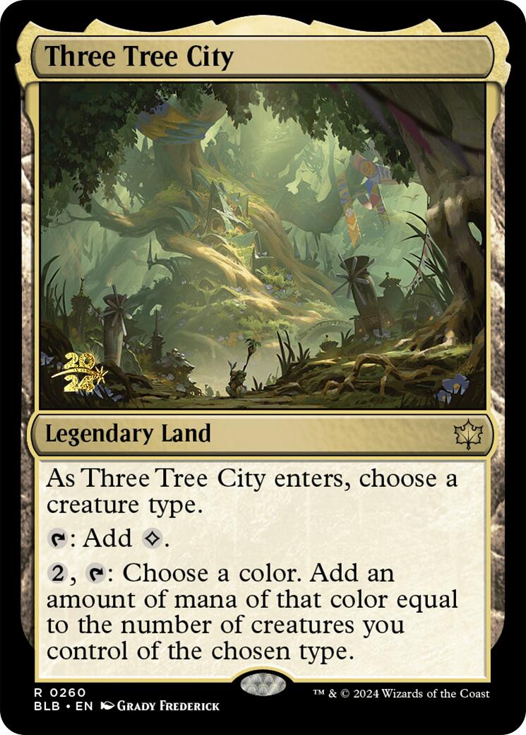 Three Tree City [Bloomburrow Prerelease Promos] - Magic: The Gathering - Card Brawlers | Quebec | Canada |
