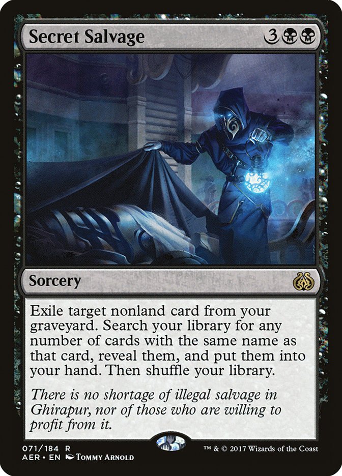 Secret Salvage [Aether Revolt] - Magic: The Gathering - Card Brawlers | Quebec | Canada |