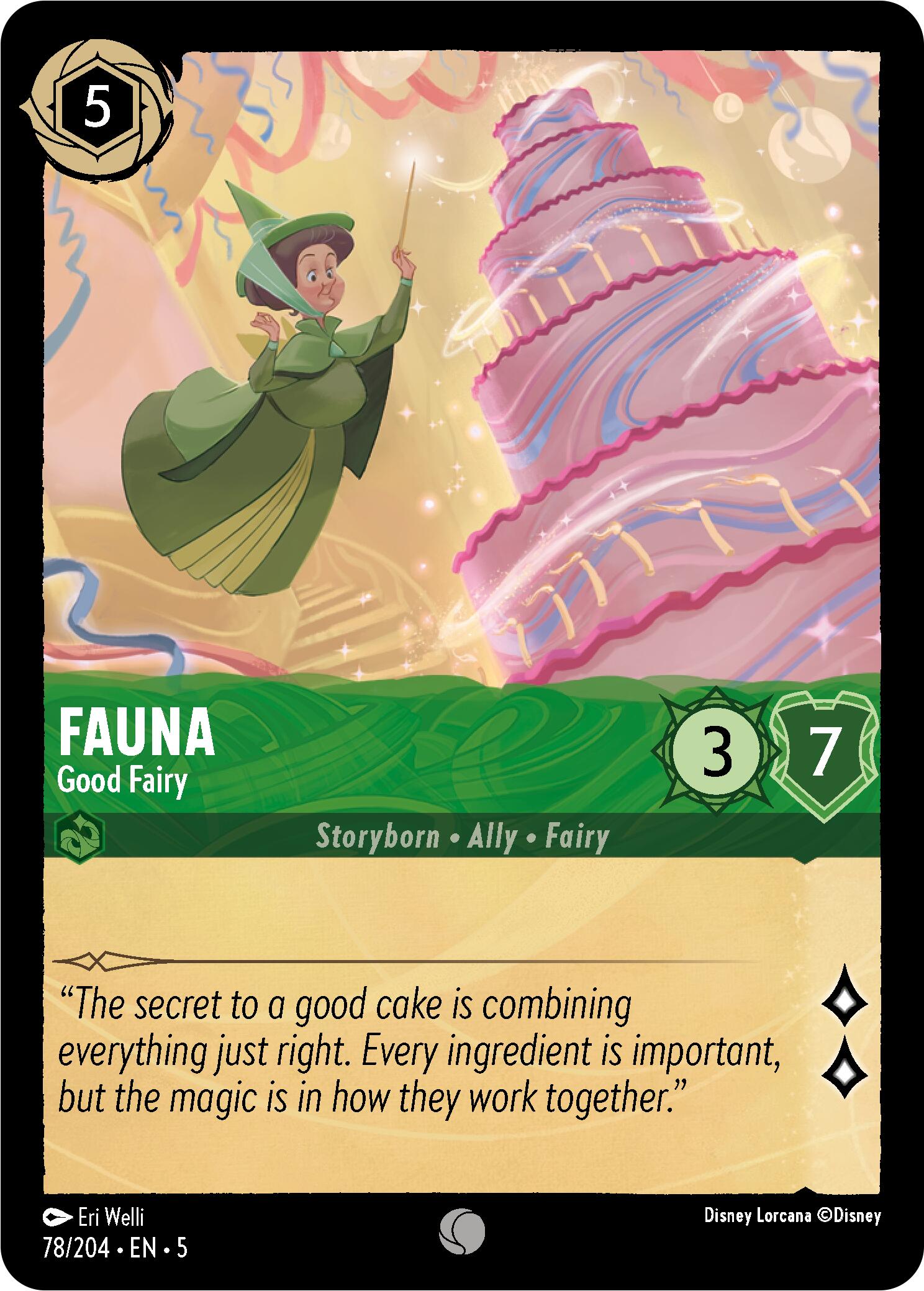 Fauna - Good Fairy (78/204) [Shimmering Skies] - Disney - Card Brawlers | Quebec | Canada |
