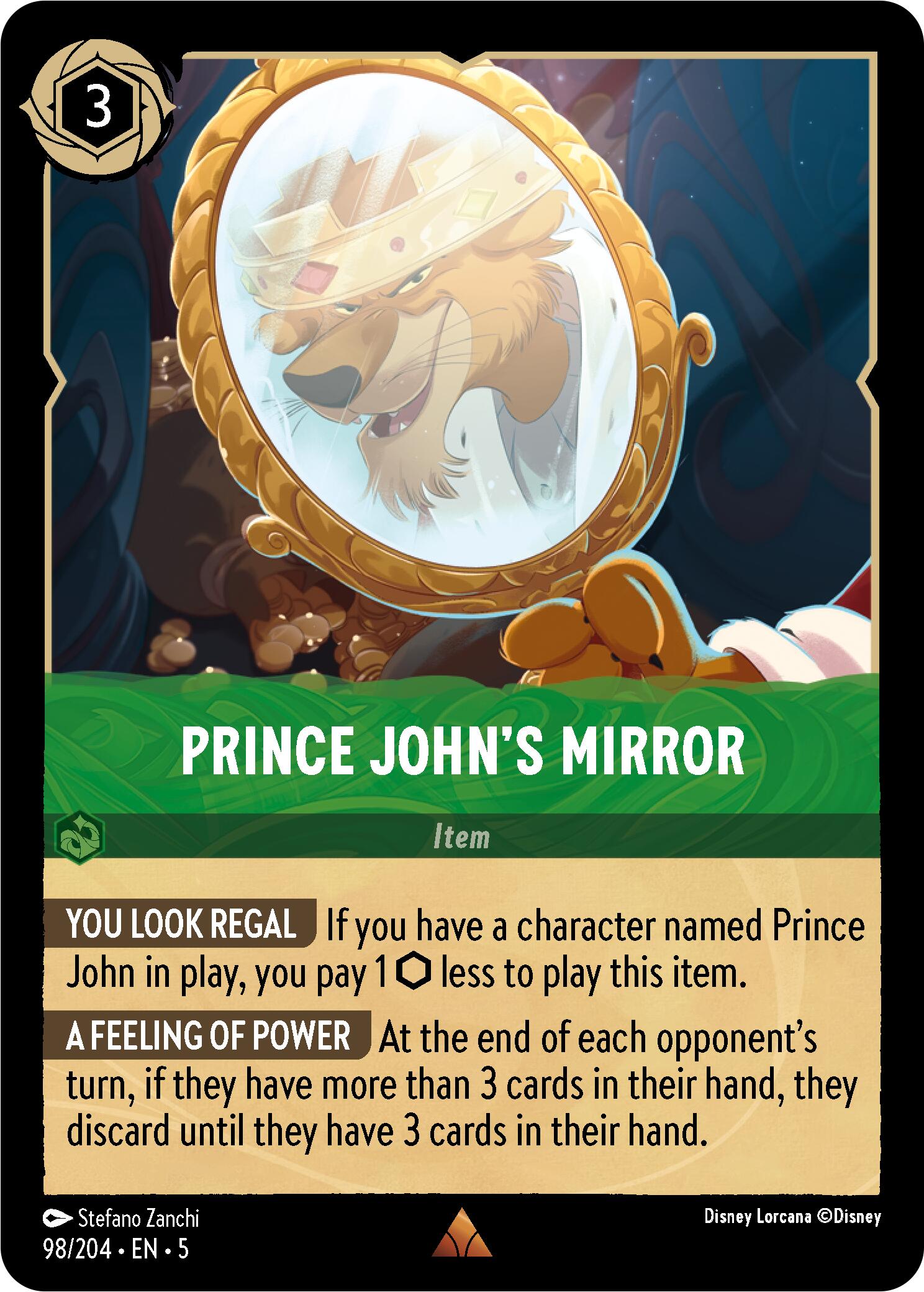 Prince John's Mirror (98/204) [Shimmering Skies] - Disney - Card Brawlers | Quebec | Canada |