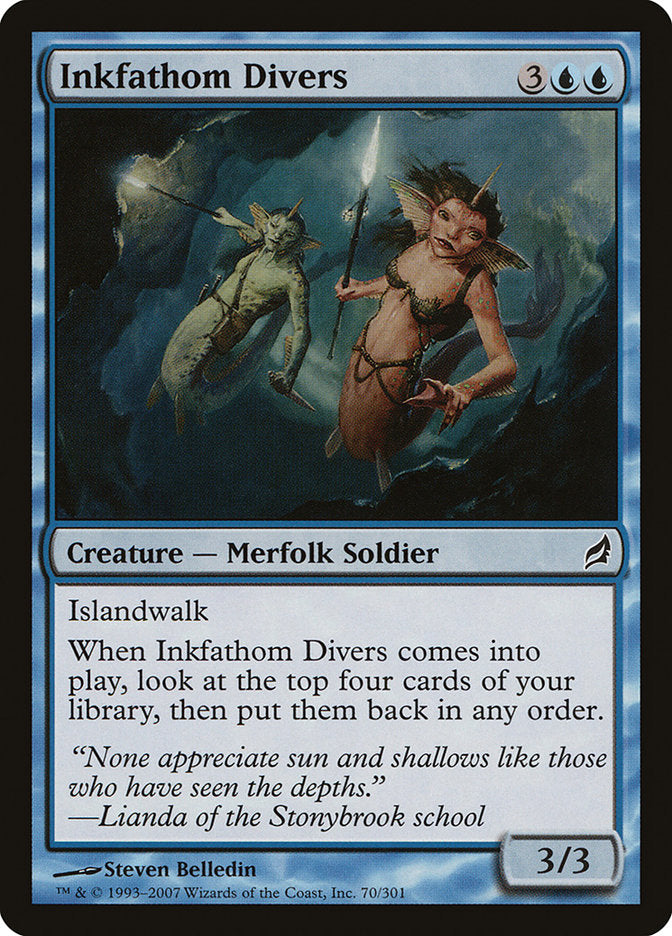 Inkfathom Divers [Lorwyn] - Magic: The Gathering - Card Brawlers | Quebec | Canada |