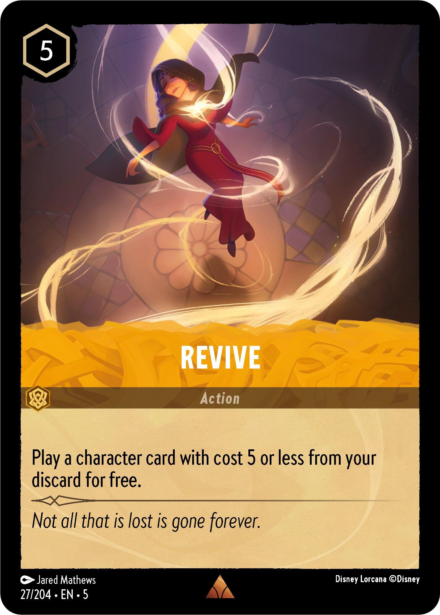 Revive (27/204) [Shimmering Skies] - Disney - Card Brawlers | Quebec | Canada |