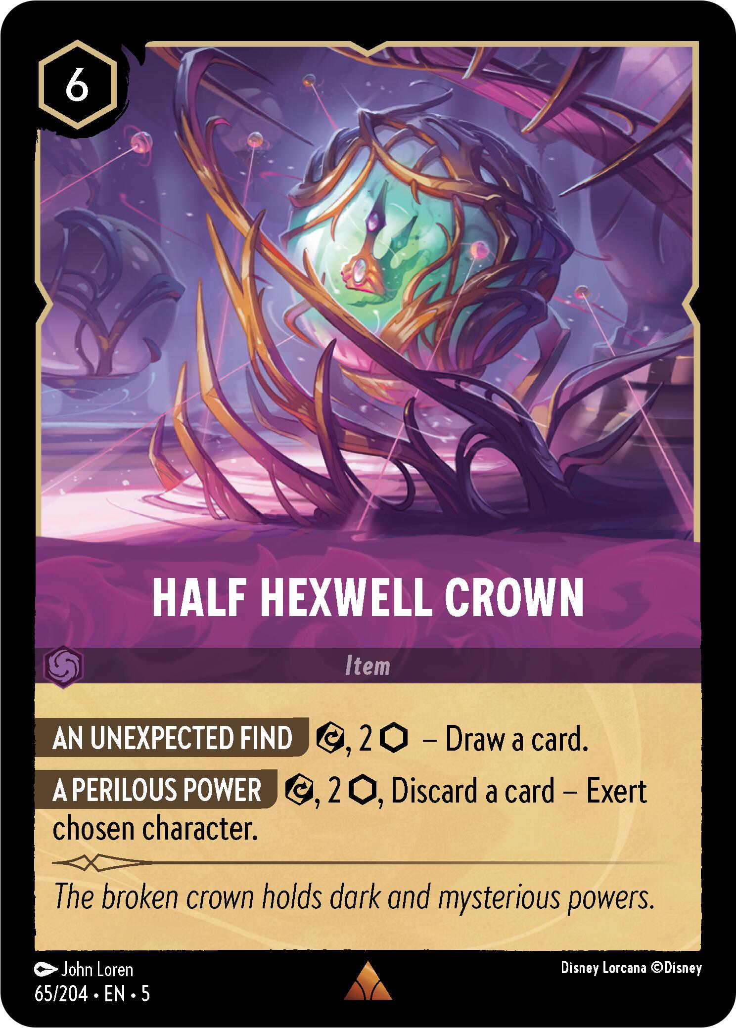 Half Hexwell Crown (65/204) [Shimmering Skies] - Disney - Card Brawlers | Quebec | Canada |
