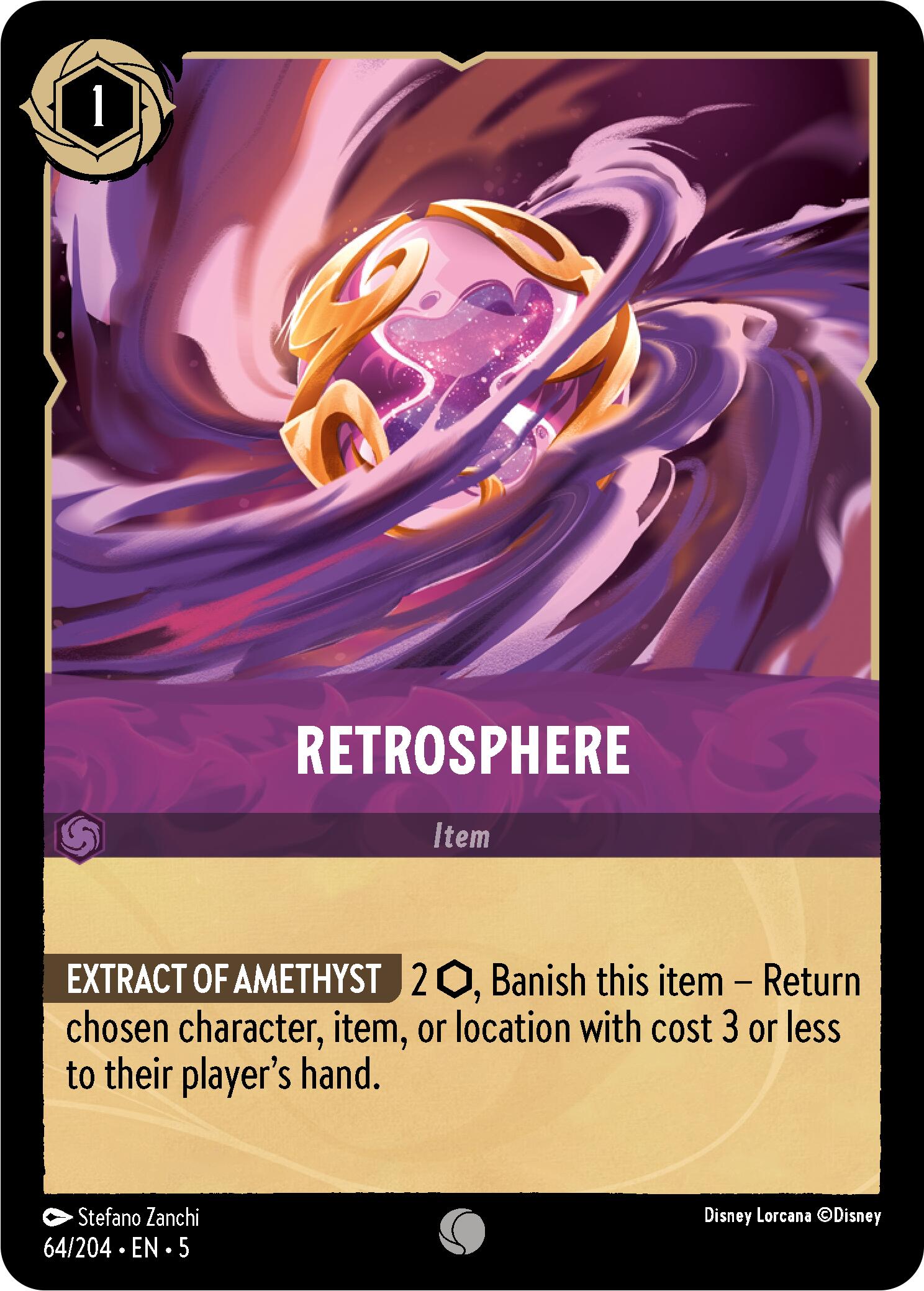 Retrosphere (64/204) [Shimmering Skies] - Disney - Card Brawlers | Quebec | Canada |